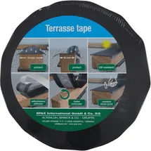 SPAX Abdeckband schwarz 30 m x 8,7 cm