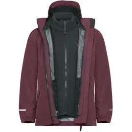 Jack Wolfskin Kinder Iceland 3in1 Jacke (Größe 140, lila)