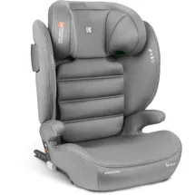 KIKKABOO i-Track i-Size, Kindersitz 15-36 kg ISOFIX – Gruppe 2-3 Autositz ab 3 Jahre bis 12 Jahre, SPS, 12-fach verstellbare Kopfstütze, 100-150 cm, Hellgrau