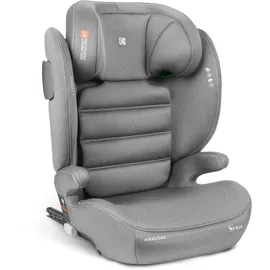 KIKKABOO i-Track i-Size, Kindersitz 15-36 kg ISOFIX – Gruppe 2-3 Autositz ab 3 Jahre bis 12 Jahre, SPS, 12-fach verstellbare Kopfstütze, 100-150 cm, Hellgrau