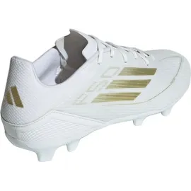 adidas F50 League FG/MG Cloud White / Gold Metallic / Cloud White 41 1/3