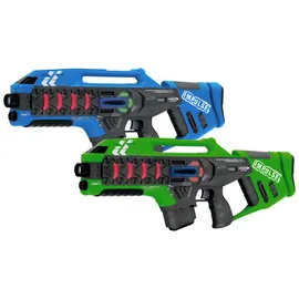 Jamara Impulse Gun Rifle Set bis 40 m Reichweite blau/grün