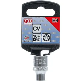 BGS Steckschlüsseleinsatz E-Profil 10 mm (3/8")