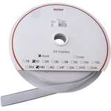 FASTECH® T0202500000325 Klettband zum Aufkleben Hotmelt Flauschteil (L x B) 25000mm x 25mm WHITE 25m