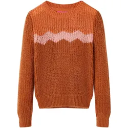 Kinderpullover Gestrickt Braun 104 – Kuschelig & stilvoll - 104