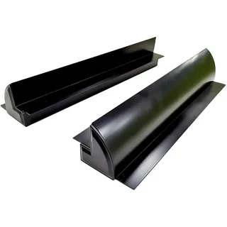 EnjoySolar enjoy solar Solarmodul Aluminium 550mm Halterung, Haltespoiler Dachführung in Schwarz, ideal für Wohnmobile Caraven Boot