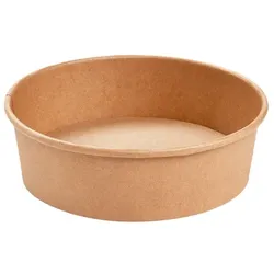 50 Salatschalen Snackschalen PAP/PE kraft Ø150mm 500ml