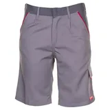 Planam Highline Shorts zink/schiefer/rot