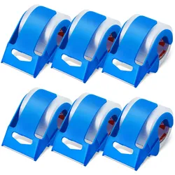 VEVOR Packband 6er-Set 22,86m Paketklebeband Klebeband mit Spender 0,068mm