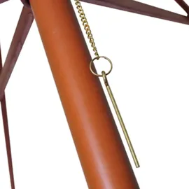 vidaXL Sonnenschirm 300 x 258 cm Sandweiß