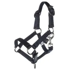 hkm kids Hobby Horsing Basic Halfter und Strick One Size Dunkelblau
