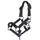 hkm kids Hobby Horsing Basic Halfter und Strick One Size Dunkelblau