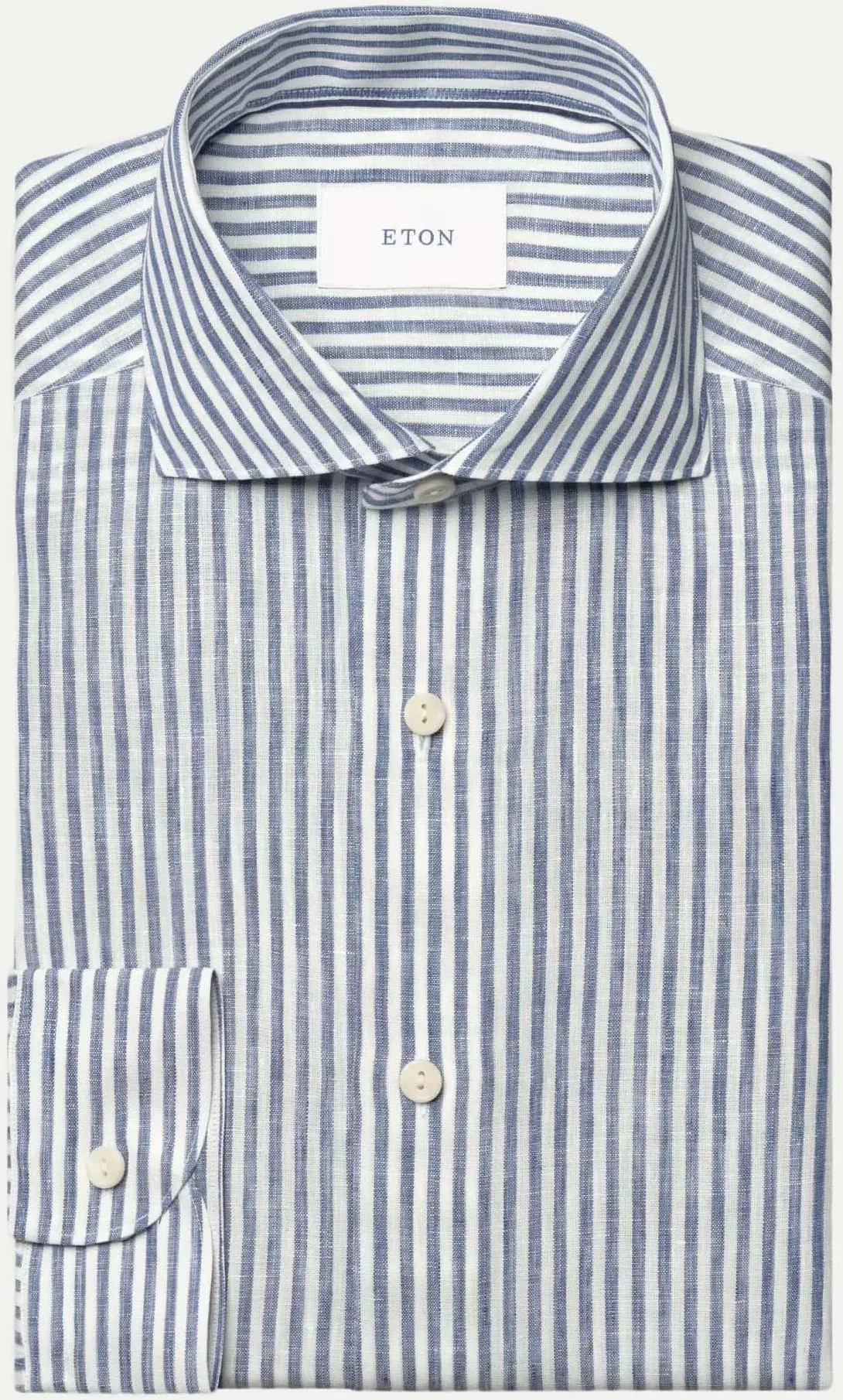Contemporary-Fit Leinenhemd Blau XXL