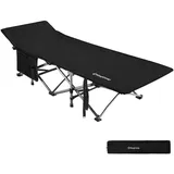KingCamp Feldbett XL Outdoor Camping Liege Gäste Klappbett Stahl 208x75cm
