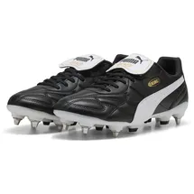Puma KING TOP MxSG Fußballschuhe Erwachsene PUMA schwarz|weiß|gelb 39,