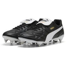 Puma KING TOP MxSG Fußballschuhe Erwachsene PUMA schwarz|weiß|gelb 39,