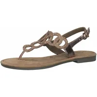 TAMARIS Damen Zehentrenner Sandalen Zehentrenner 1-28125-42 Goldfarb... 37