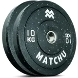 Olympic Bumper Plates - 2er Set - Hantelscheiben - 5 / 10 / 15 / 20 / 25 kg 10 KG