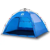 vidaXL Strandzelt 2 Personen Azurblau Quick Release Wasserdicht