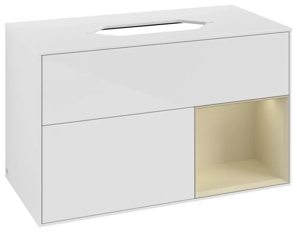 Villeroy & Boch Waschbeckenunterschrank Finion G66 1000x603x501mm m Bel FK/RE/AP: GF/HJ/1 G661HJGF