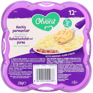 Olvarit Bord 12m+ Herderstaart 230 g Voeding