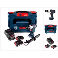 Bosch Professional, Bohrmaschine + Akkuschrauber, Bosch GSR 18V-110 C Akku Bohrschrauber 18V 110Nm Brushless + 2x Akku 2,0Ah + Ladegerät + L-Boxx (Akkubetrieb)
