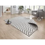 Northrugs Palma Wendeteppich 160 x 230 cm grau