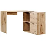mokebo Eckschreibtisch Eiche, Holzwerkstoff, 112x77x54 cm, Arbeitszimmer, Schreibtische, Eckschreibtische