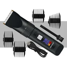 krumad Haarschneidemaschine – Professioneller Haarschneider mit LCD-Display, 4 Geschwindigkeiten Keramikklinge, & USB-Ladung – Leise, Präzise, Wiederaufladbar