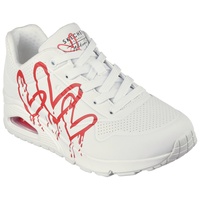 SKECHERS Uno - Dripping In Love white/red 40