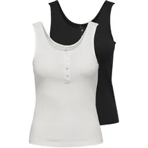 Only Tanktop ONLSIMPLE LIFE Weiß S