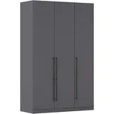 Rauch Wäscheschrank Avola 136 x 197 x 54 cm Grau