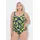 Ulla Popken Badeanzug Damen Blau 50