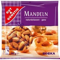 Leib und Gut Gut & Günstig Mandeln naturbelassen, roh, 200g