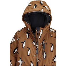 KILLTEC FIRST INSTINCT by killtec Kinder Skioverall/Schneeanzug mit Kapuze FISW 26 MNS ONPC, Größe 98/04 in braun, braun