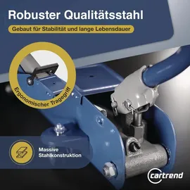 CARTREND Rangierwagenheber Metall 135-342 mm blau