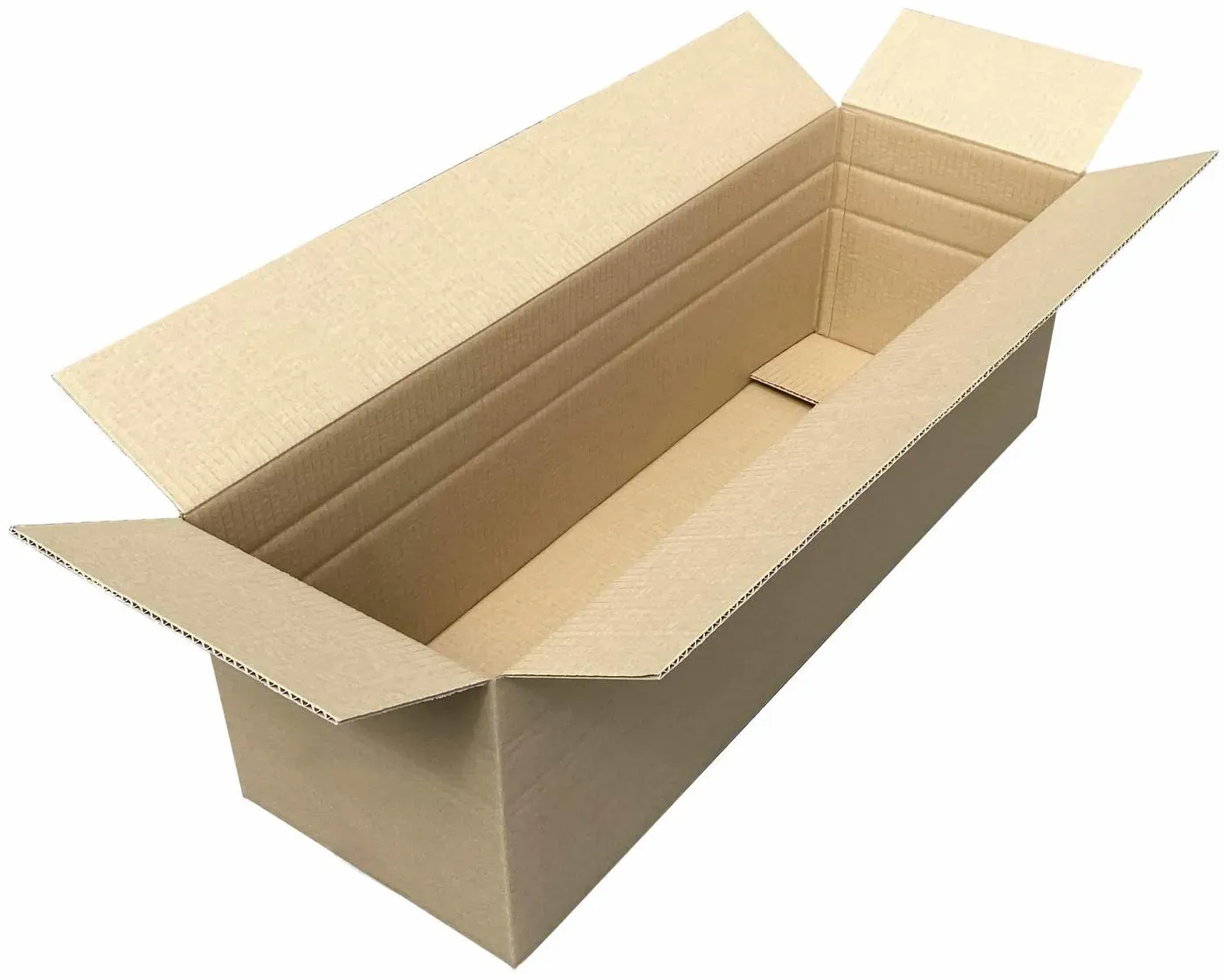 Faltkarton  800x250x(150)-250mm mit variabler Höhe 1-wellig Dickwelle braun