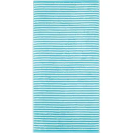 CAWÖ Campus Ringel 955 Handtuch 50 x 100 cm türkis