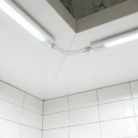 ledscom.de LED Unterbau-Leuchte SIRIS weiß matt, flach, je 50cm, je 655lm, weiß, 2er Set