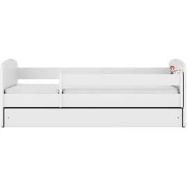 raumhirsch furniture Kinderbett 80 x 180 cm Holzwerkstoff weiß