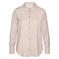 LASCANA Satinbluse Damen creme-camelfarben Gr.42