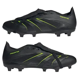 adidas Predator League Fold-Over Tongue FG/MG Herren Core Black/Carbon/Lucid Lemon 46