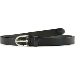 Tom Tailor Damengürtel Leder 1,5 cm schwarz 100