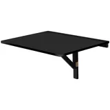 Costway Klapptisch 80 x 60 x 0 cm Schwarz