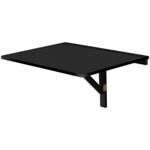 Costway Klapptisch 80 x 60 x 0 cm Schwarz