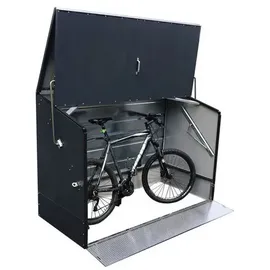Tepro Fahrradbox anthrazit abschließbar BxTxH: 196x89x133 cm