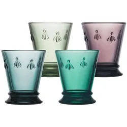 La Rochère Biene Abeille Wassergläser 4er Set bunt 