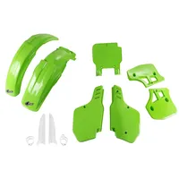 UFO PLAST Gabelschutz full KIT GRÜN für Kawasaki KX 500 1993-1995