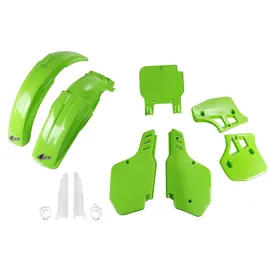 UFO PLAST Gabelschutz full KIT GRÜN für Kawasaki KX 500 1993-1995