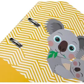 Herlitz Cute Animals Koala DIN A4 80 mm Gelb 1 St.
